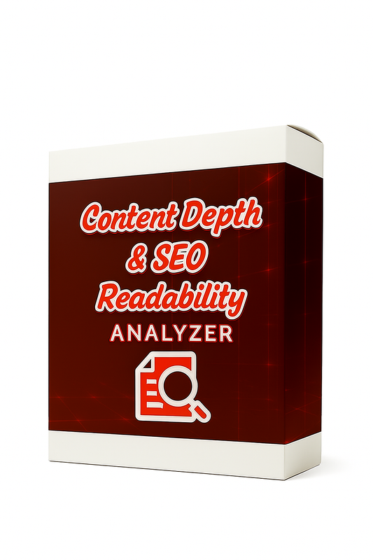 Content Depth & SEO Readability Analyzer