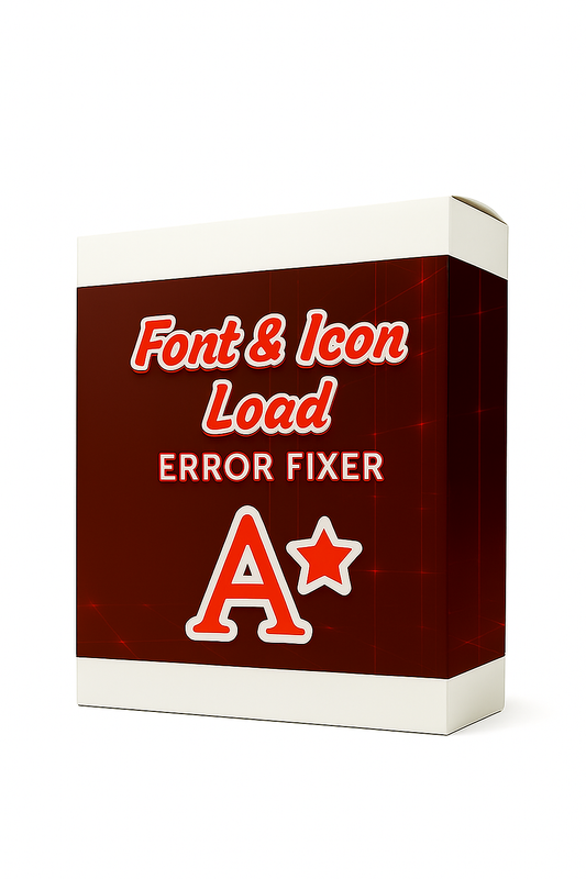 Font & Icon Load Error Fixer