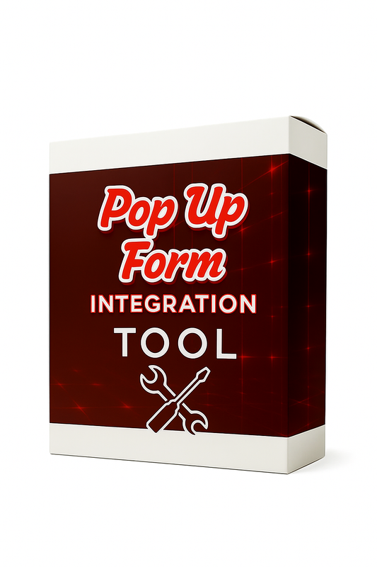 Pop Up Form Integration Tool