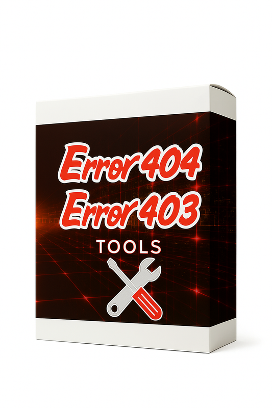 Error 404 & Error 403 Tools